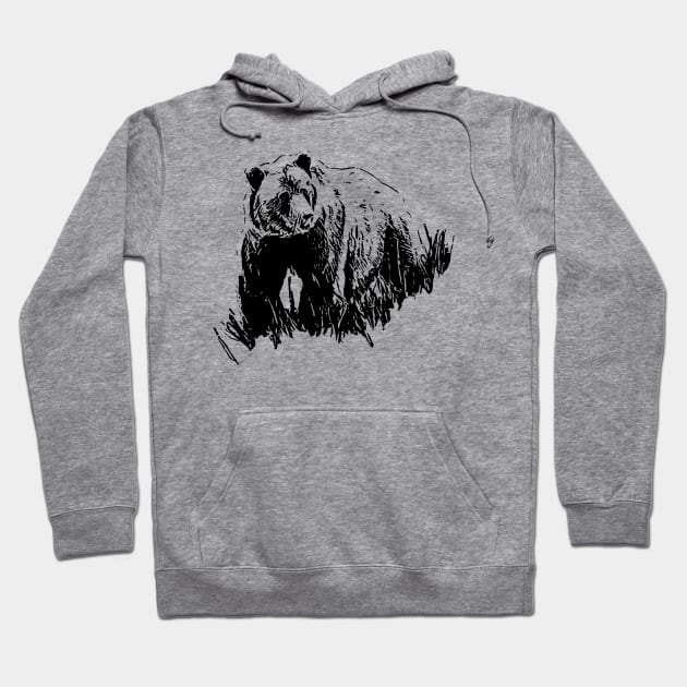 Grizzly bear hoodie hotsell